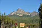 Mt. Thielsen, um antigo vulcão erodido pelo tempo, na Umpqua National Forest, no sul do Oregon, estado da costa oeste dos Estados Unidos